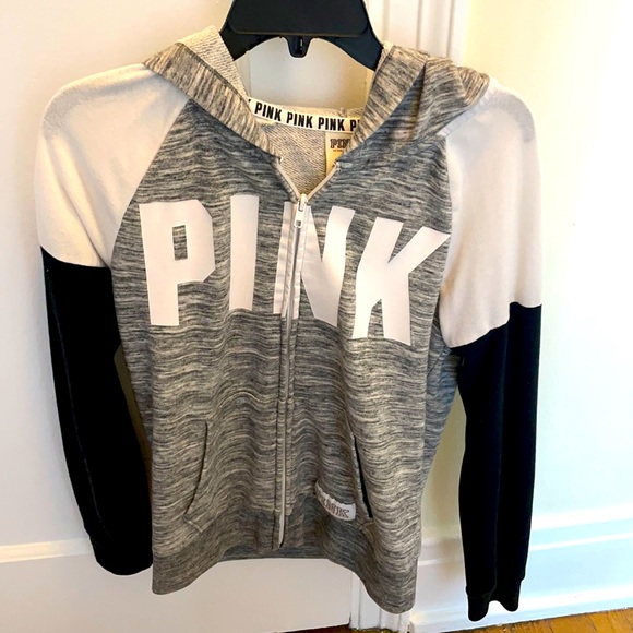 Pink Zip Up Hoodie - Picture 1 of 3